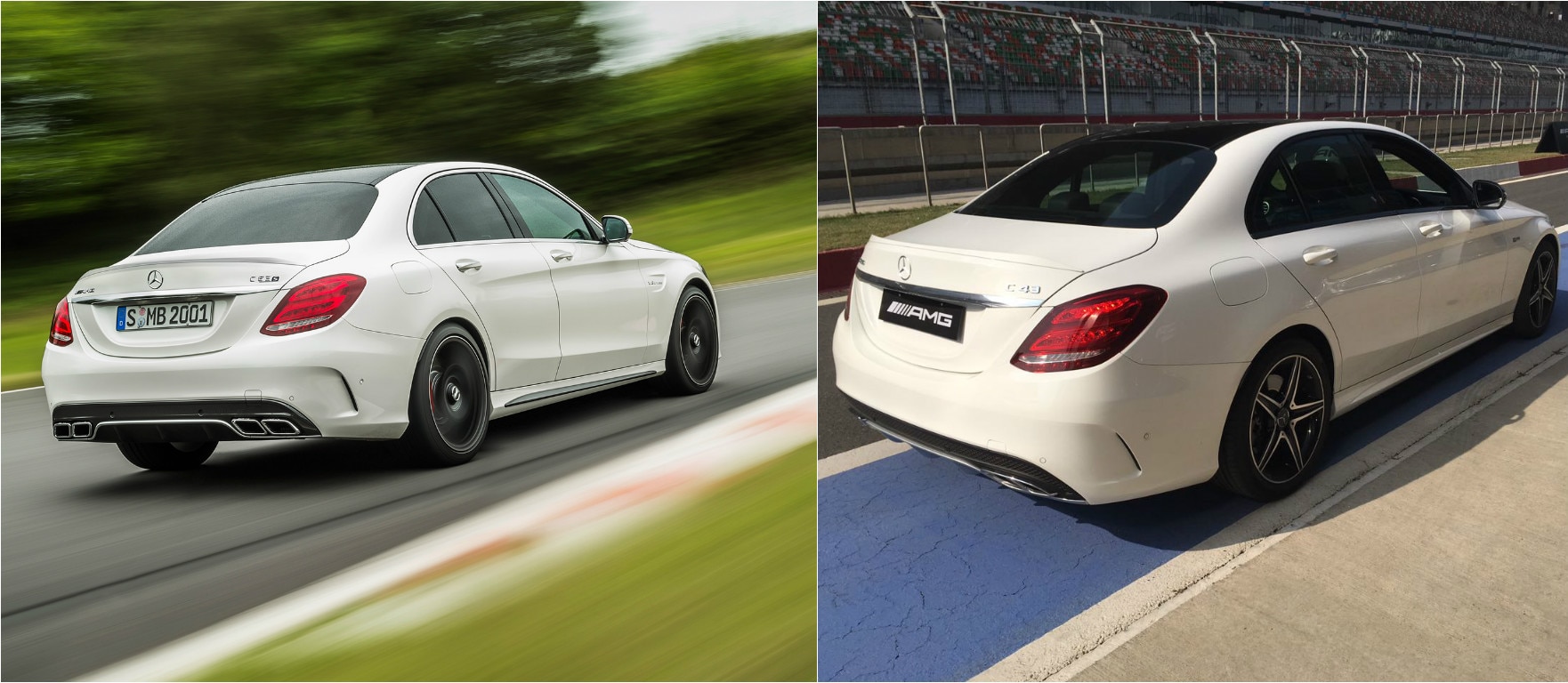 New MercedesBenz C43 AMG Vs C63 S AMG; Basic differences Find New
