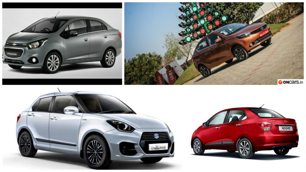 Upcoming Compact sedans under INR 8.5 lakhs in India