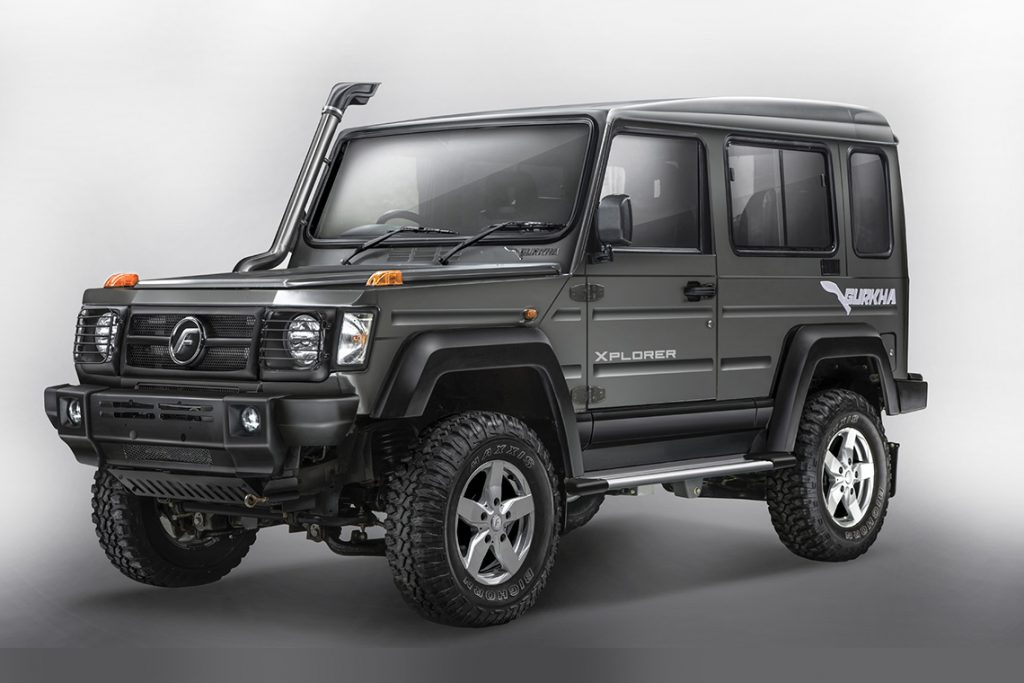 Force Gurkha 2017 launched in India at INR 8.38 Lakhs