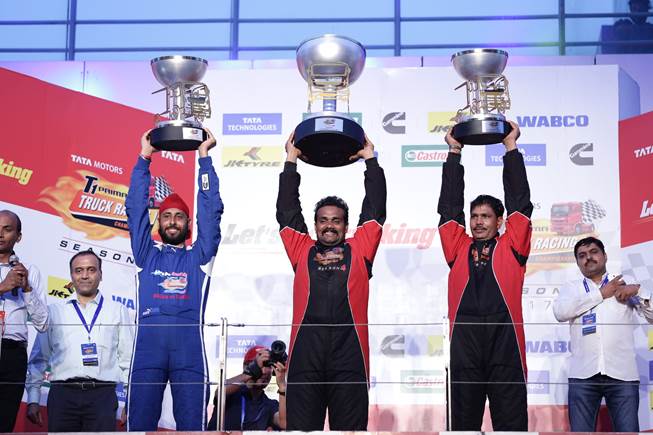 Tata Prima Truck Racing 2017 concludes with Andhra based Nagarjuna winning for the second time