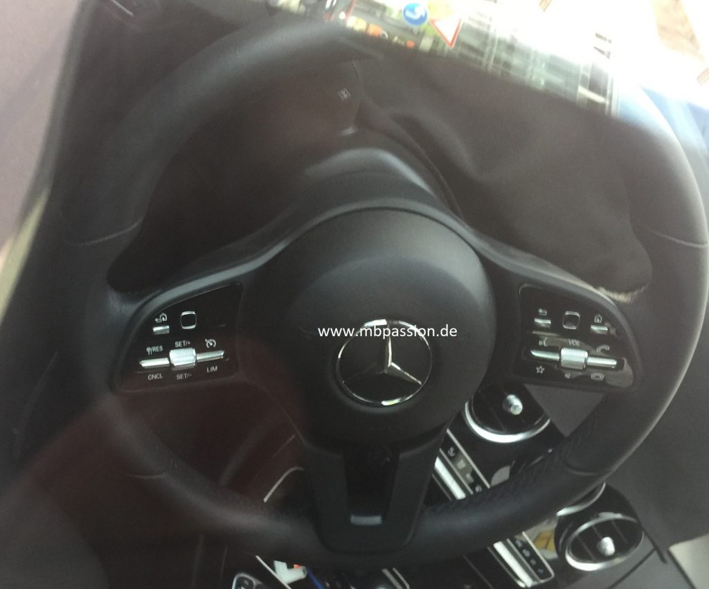 2018 Mercedes Benz C-Class Interiors spied