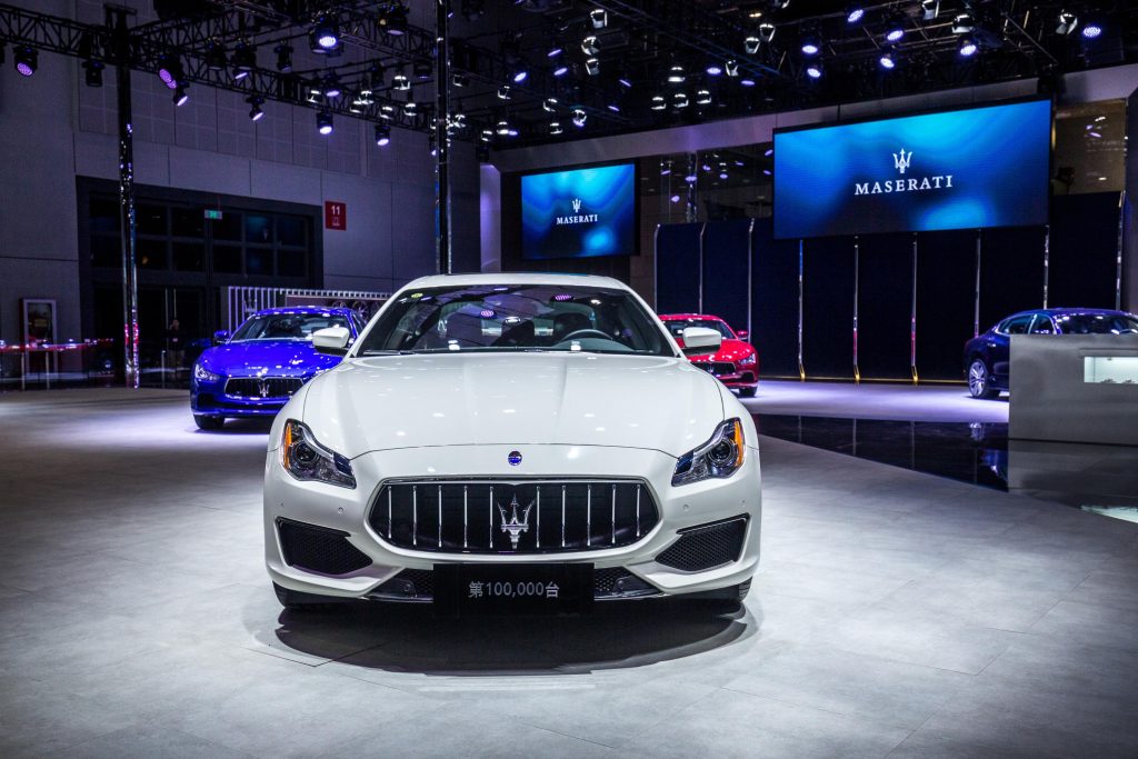 Maserati celebrates the delivery of their 1 lakh unit at Shanghai Auto Show 2017