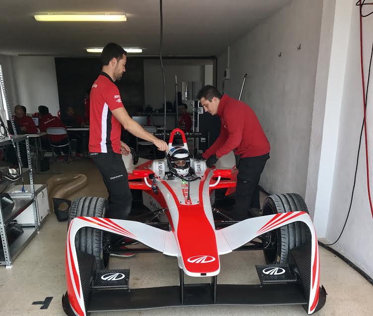 Watch Gul Panag as she takes on a Formula E Race Car