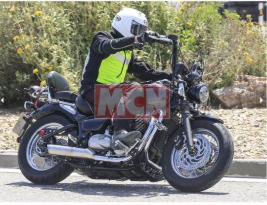 Triumph readying a Bobber based cruiser?