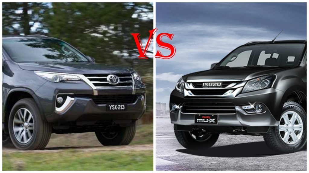 Isuzu MU-X Vs Toyota Fortuner: Price, features and specifications comparison