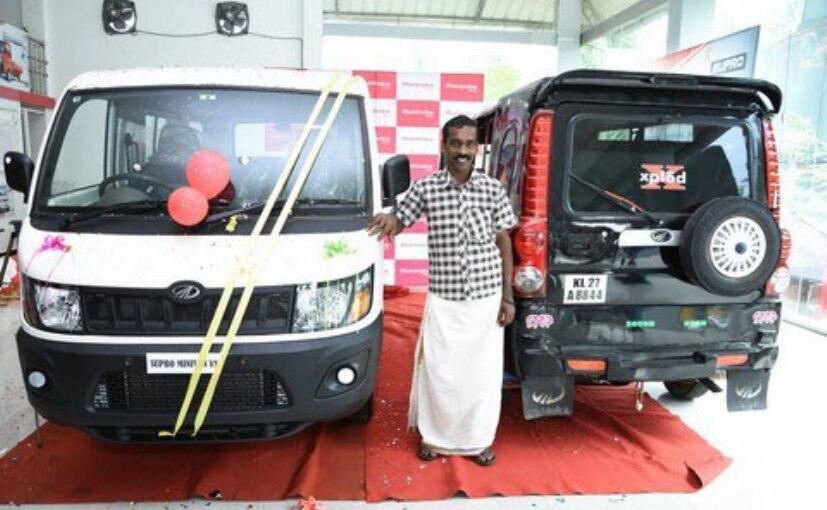 Twitterati helps autorickshaw driver get a Mahindra pickup truck in exchange