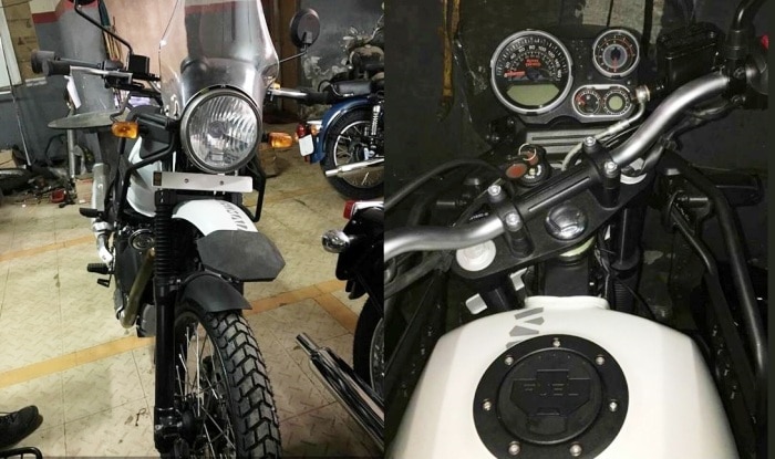 Royal Enfield Himalayan FI BSIV model spied