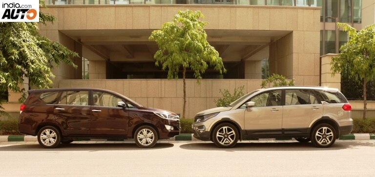 Toyota Innova Crysta VS Tata Hexa: Comparison Review