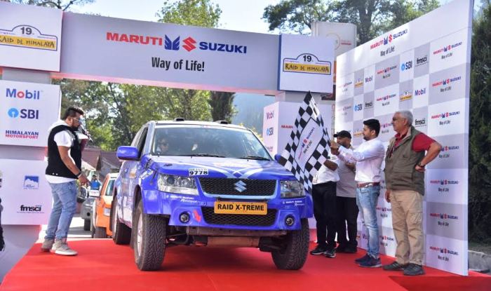 2017 Maruti Suzuki Raid de Himalaya Flagged Off from Manali in Association with ExxonMobil suresh rana - raid de himalaya