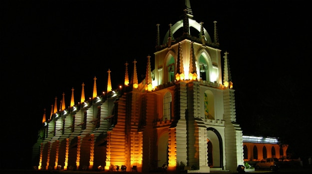 Image result for church on christmas goa