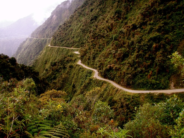 Photos of Bolivia's Death Road, One of the Most Dangerous Roads in the