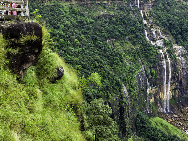 Seven Sister Waterfalls In Cherrapunjee Seven Sisters Falls