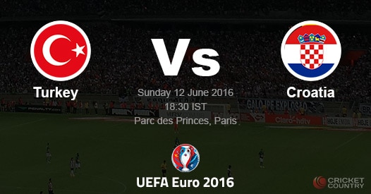 Turkey Vs Croatia Live Score & Commentary, UEFA Euro Football 2016 ...