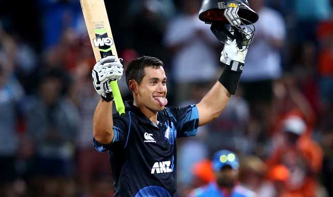 Ross-Taylor-of-New-Zealand-celebrates-his-century-during-game-four-of-the-men's-on