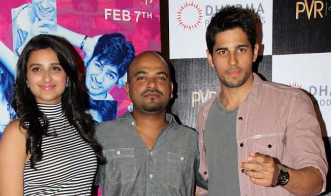 Parineeti Chopra, Vinil Mathew and Sidharth Malhotra Parineeti Chopra, Vinil Mathew and Sidharth Malhotra