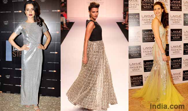 Lakme Fashion Week Summer/Resort Collection 2014 Day 3: Kangana Ranaut and Neha Dhupia sizzle on the ramp 65100