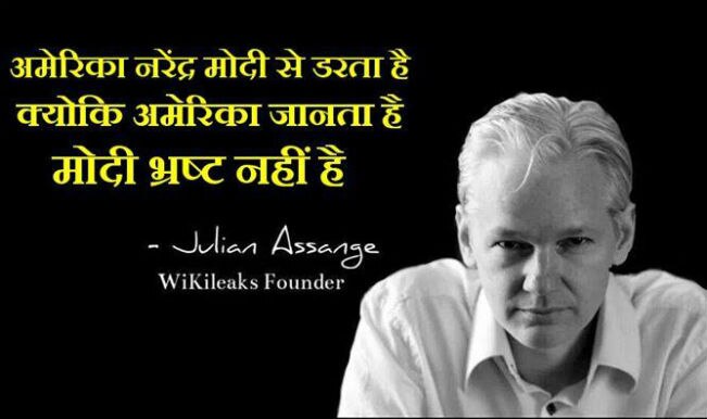 Wikileaks attacks attempt by Narendra Modi camp at faking 