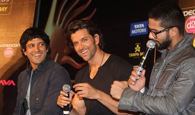 Farhan Akhtar Hrithik Roshan and Shahid Kapoor at IIFA Awards 2014 press conference - Twitter Farhan Akhtar Hrithik Roshan and Shahid Kapoor at IIFA Awards 2014 press conference - Twitter