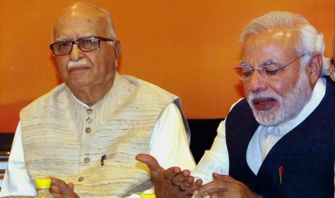 LK Advani-Narendra-Modi- LK Advani-Narendra-Modi-