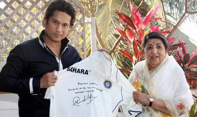 Sachin-Tendulkar,-Lata-Mangeshkar