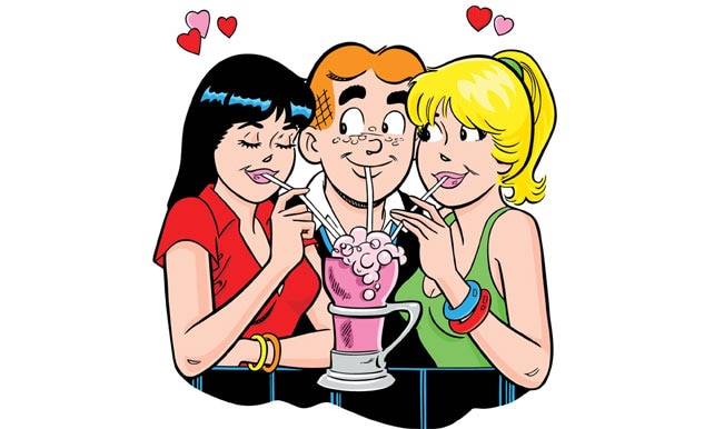 Archie Andrews with Veronica Lodge and Betty Cooper Archie Andrews with Veronica Lodge and Betty Cooper