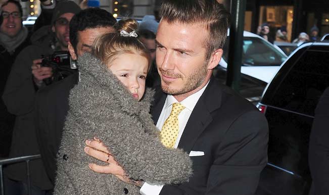 Harper Beckham and David Beckham Harper Beckham and David Beckham