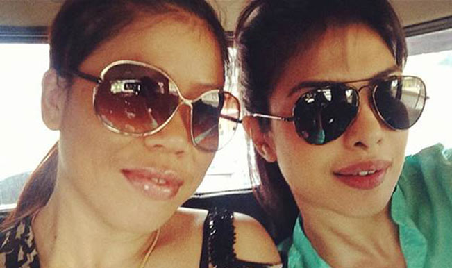 Mary Kom and Priyanka Chopra Mary Kom and Priyanka Chopra