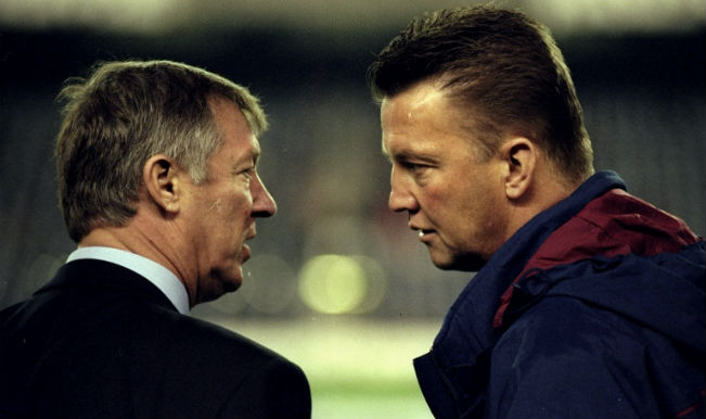 Louis van Gaal has no fear of Alex Ferguson shadow Louis van Gaal has no fear of Alex Ferguson shadow