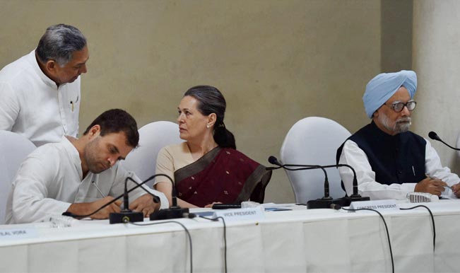 Image result for sonia gandhi in party meeting