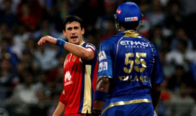 Mitchell Starc and Keiron Pollard