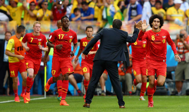 Manchester United misfit Marouane Fellaini inspires Belgium comeback Manchester United misfit Marouane Fellaini inspires Belgium comeback