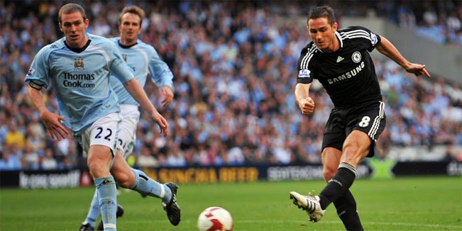 The goals Frank Lampard scored against Manchester City 4