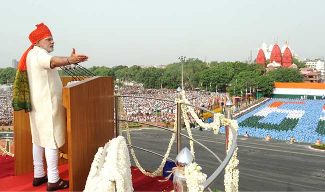 Watch Video Narendra Modis Speech At Red Fort On Independence Day 