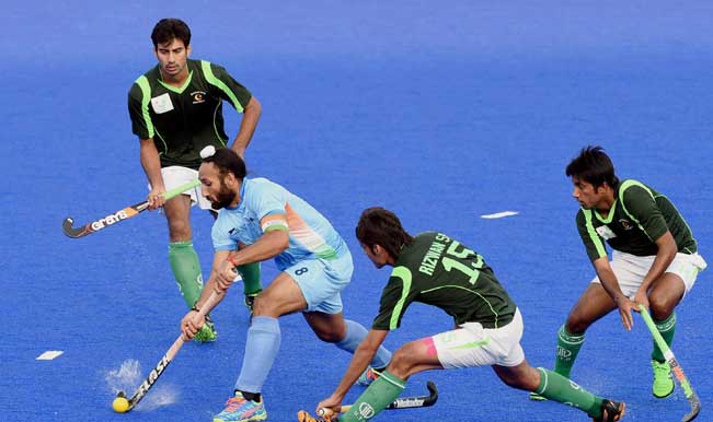 Asian Games Hockey 2014 indias sardar singh dribbles past pakistani player during their pool b hockey match at 17th asian games in incheon1 - Asian Games Hockey 2014