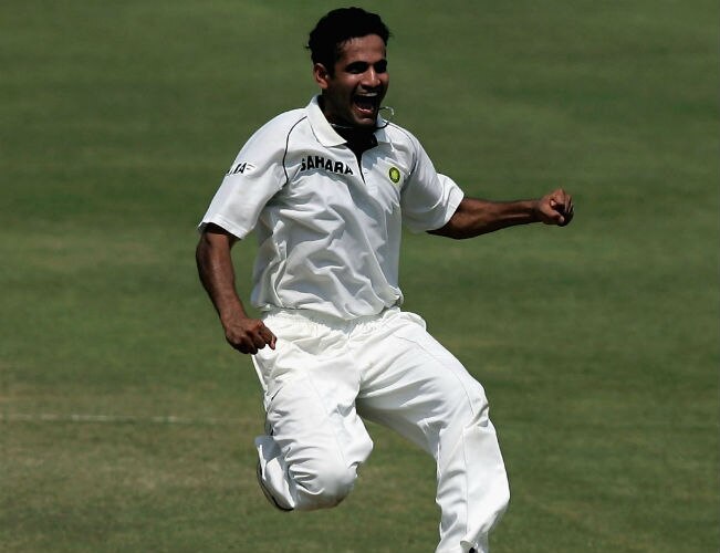 Image result for irfan pathan first Test