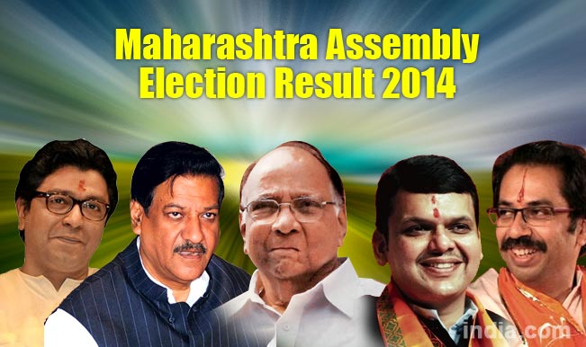 Maharashtra State Assembly Election Results 2014 Live News Update: BJP ...