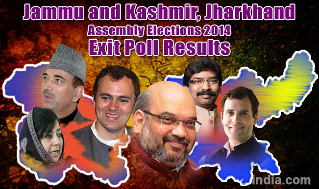 Jharkhand, Jammu and Kashmir 2014 Assembly Election Exit Poll.