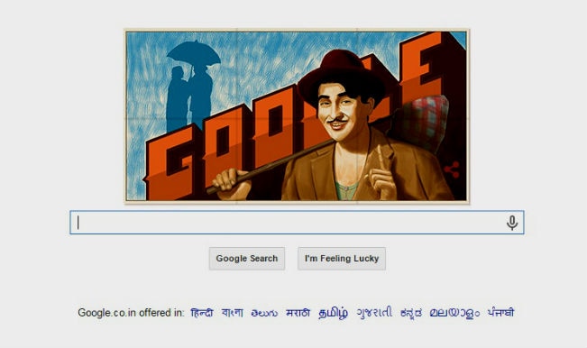 Raj Kapoor Movies as Google Doodle on Raj Kapoor's 90th Birthday