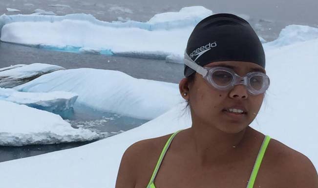 New Delhi, Jan 21: Indian open water swimmer <b>Bhakti Sharma</b> said Wednesday <b>...</b> - bhakti-sharma-antarctic1