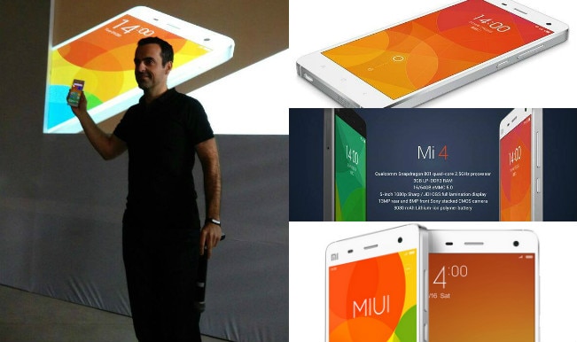 Xiaomi Mi4 launched in India at Rs 19,999; Flipkart sale on February 10