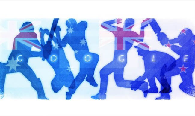 Cricket World Cup 2015 Finals: Australia vs New Zealand Google doodle promises thrilling action! Cricket World Cup 2015 Finals: Australia vs New Zealand Google doodle promises thrilling action!