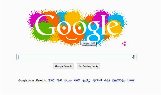 google holi doodle