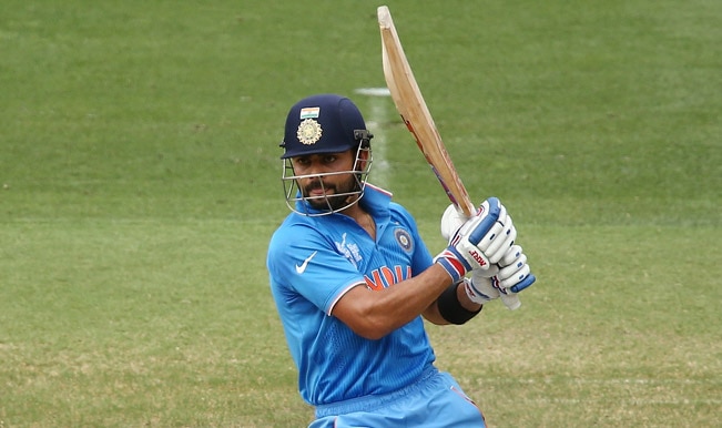 Virat Kohli OUT! India 78/2 in 15.3 against Australia in ICC Cricket World Cup 2015 Virat Kohli OUT! India 78/2 in 15.3 against Australia in ICC Cricket World Cup 2015