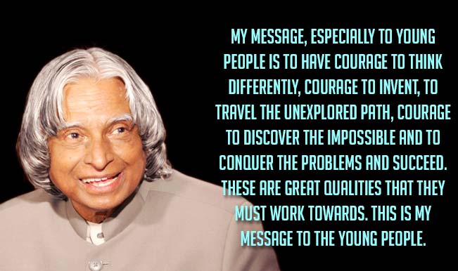 Give us a role model essay by abdul kalam