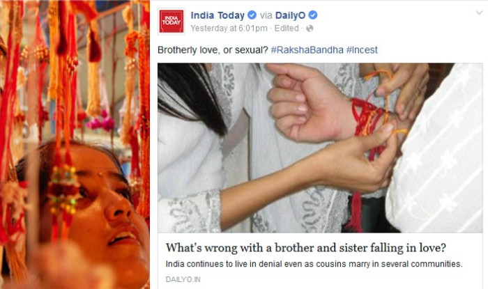 During This Raksha Bandhan India Today And Dailyo Made Me