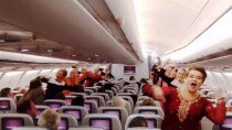 Watch Air Hostesses of Finnair perform Om Shanti Om and feel proud to be an Indian