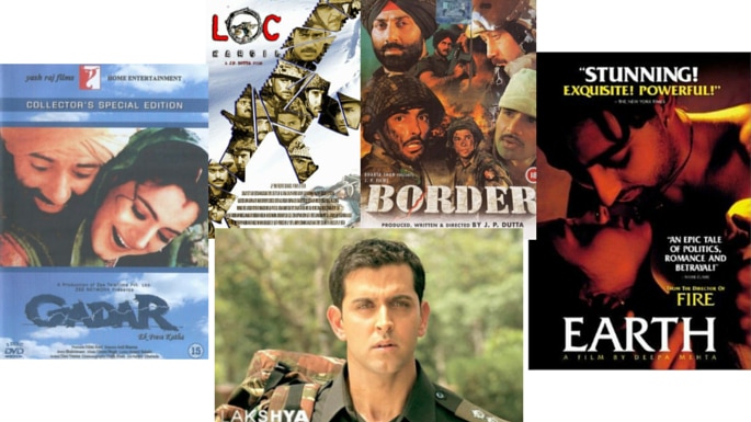Image result for bollywood films on pakistan war