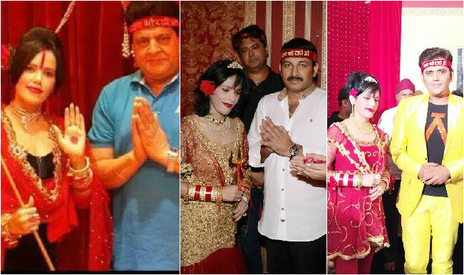 Radhe Maa with Gajendra Chauhan, Ravi Kishan and Manoj Tiwari: See Pictures of fraud Godwoman! Radhe Maa with Gajendra Chauhan, Ravi Kishan and Manoj Tiwari: See Pictures of fraud Godwoman!
