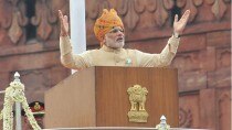 Narendra Modi addresses the nation on India’s 69th Independence Day from Red Fort