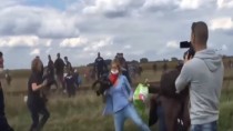 Hungarian camerawoman fired for kicking refugees who were fleeing police
